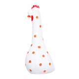 Chicken Statue Long Neck Microlandschaft Hand Crafted Resin Animal Garden Statues for Garden Yard Art DecorationWhite