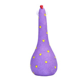 Chicken Statue Long Neck Microlandschaft Hand Crafted Resin Animal Garden Statues for Garden Yard Art DecorationPurple - Extra Image