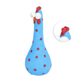 Chicken Statue Long Neck Microlandschaft Hand Crafted Resin Animal Garden Statues for Garden Yard Art DecorationBlue - Extra Image