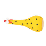 Chicken Statue Long Neck Microlandschaft Hand Crafted Resin Animal Garden Statues for Garden Yard Art DecorationYellow