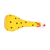 Chicken Statue Long Neck Microlandschaft Hand Crafted Resin Animal Garden Statues for Garden Yard Art DecorationYellow - Extra Image