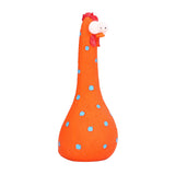 Chicken Statue Long Neck Microlandschaft Hand Crafted Resin Animal Garden Statues for Garden Yard Art DecorationOrange - 45-Degree Angle