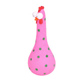 Chicken Statue Long Neck Microlandschaft Hand Crafted Resin Animal Garden Statues for Garden Yard Art DecorationPink