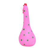 Chicken Statue Long Neck Microlandschaft Hand Crafted Resin Animal Garden Statues for Garden Yard Art DecorationPink