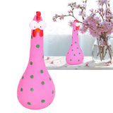 Chicken Statue Long Neck Microlandschaft Hand Crafted Resin Animal Garden Statues for Garden Yard Art DecorationPink