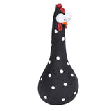 Chicken Statue Long Neck Microlandschaft Hand Crafted Resin Animal Garden Statues for Garden Yard Art DecorationBlack - Low Angle