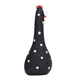 Chicken Statue Long Neck Microlandschaft Hand Crafted Resin Animal Garden Statues for Garden Yard Art DecorationBlack - Extra Image