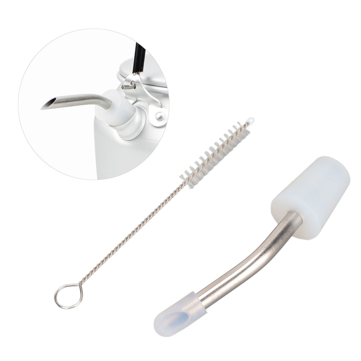 Extended Kettle Spout Corrosion Resistance Safe Harmless Odorless Stainless Steel Outdoor Kettle Spout