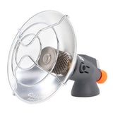 Portable Outdoor Heater Strong Heat Power Prevent Burns Fire Adjustable Auxiliary Igniter Butane Camping Stove - Side View