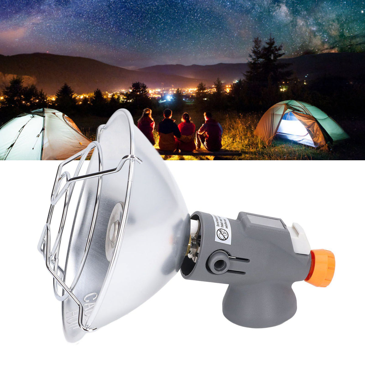 Portable Outdoor Heater Strong Heat Power Prevent Burns Fire Adjustable Auxiliary Igniter Butane Camping Stove