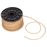 Camping Tent Rope 50 Meters High Density Anti UV Wear Resistant Khaki Reflective Outdoor Camping Rope - Close-Up Angle