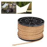 Camping Tent Rope 50 Meters High Density Anti UV Wear Resistant Khaki Reflective Outdoor Camping Rope - Extra Image