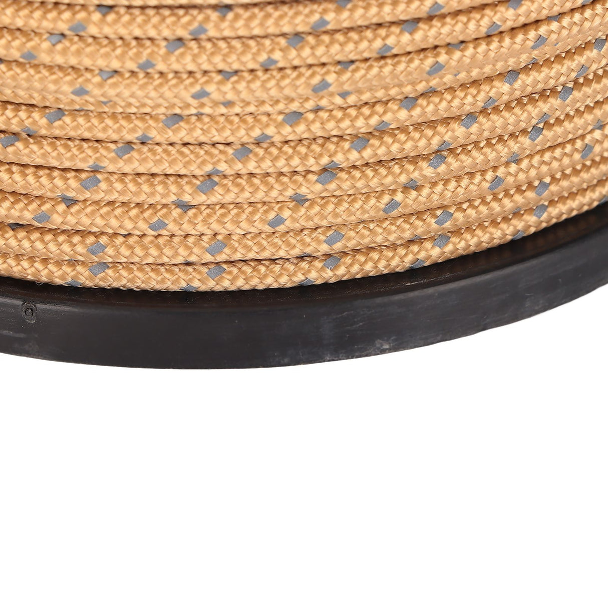 Camping Tent Rope 50 Meters High Density Anti UV Wear Resistant Khaki Reflective Outdoor Camping Rope