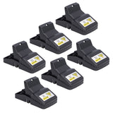 6Pcs Mouse Traps Plastic Material High Sensitivity Touchless Design Safe Reusable Rat Catcher Trapping Tool - Rear View
