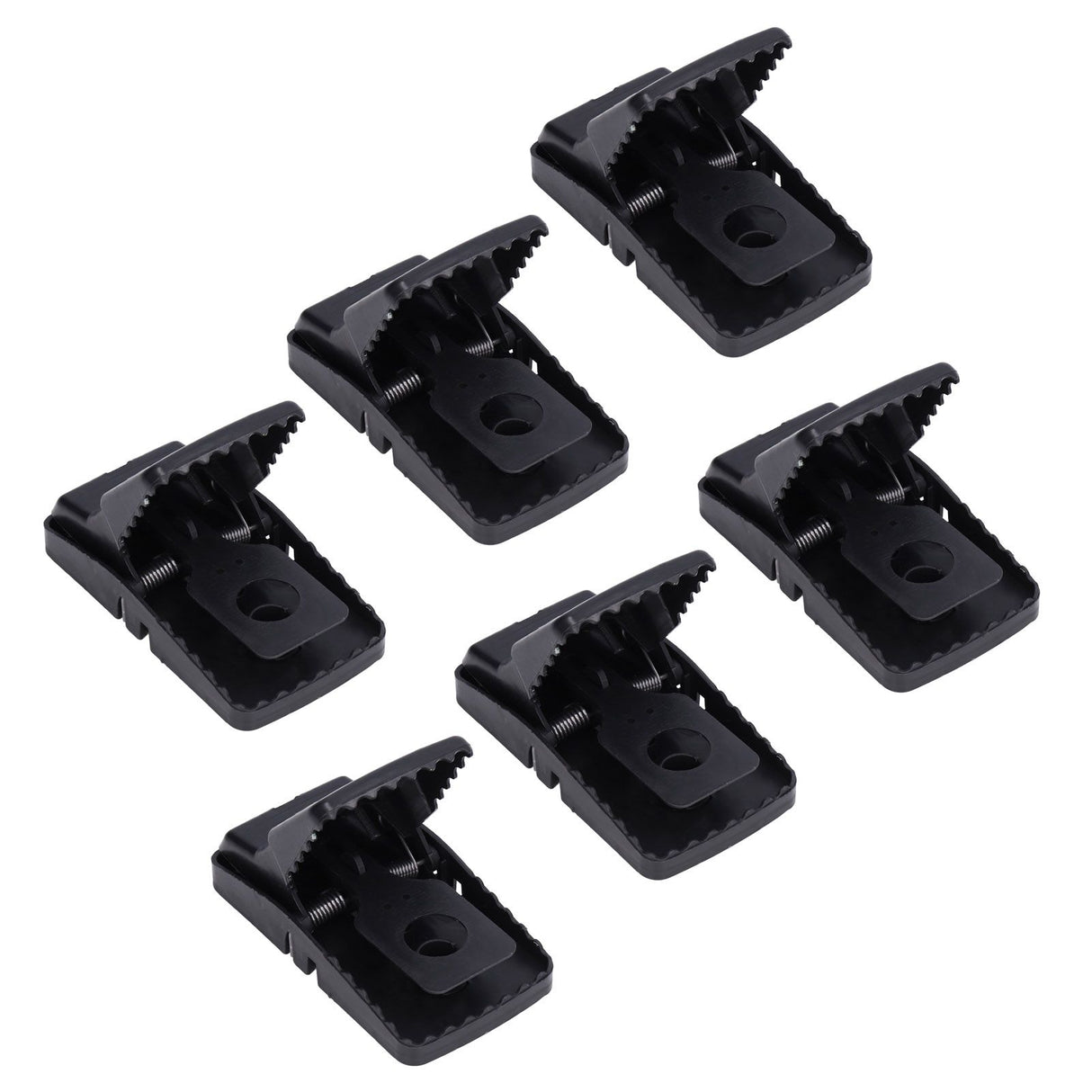 6Pcs Mouse Traps Plastic Material High Sensitivity Touchless Design Safe Reusable Rat Catcher Trapping Tool