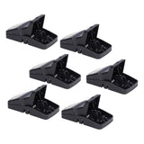 6Pcs Mouse Traps Plastic Material High Sensitivity Touchless Design Safe Reusable Rat Catcher Trapping Tool