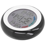 Indoor Outdoor Thermometer Hygrometer Round Touch Screen Wireless Electronic Temperature Humidity Meter with LCD - Extra Image