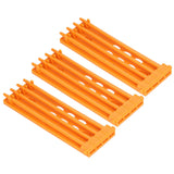 3Pcs Pigeons Foot Rings Frame 4 Column Independent Save Space Racing Pigeons Supplier Foot Place for Pigeons FarmYellow