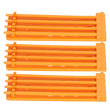 3Pcs Pigeons Foot Rings Frame 4 Column Independent Save Space Racing Pigeons Supplier Foot Place for Pigeons FarmYellow - Low Angle