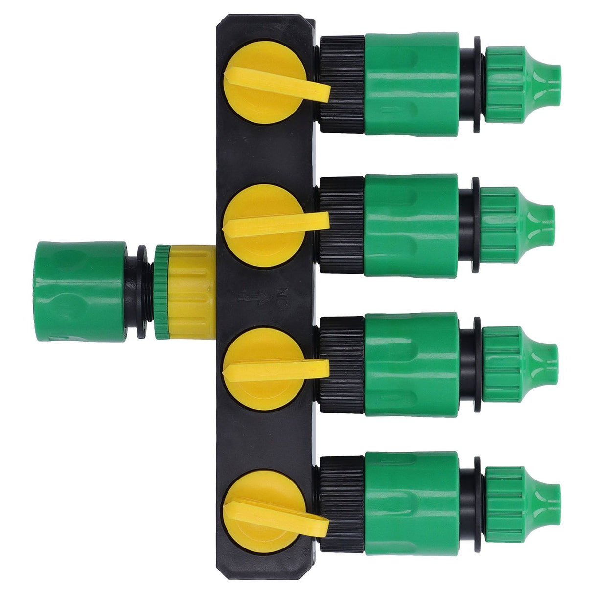 Water Hose Splitter ABS Material 4 Way Stainless Durable Garden Irrigation Faucet Splitter for Patio Farm