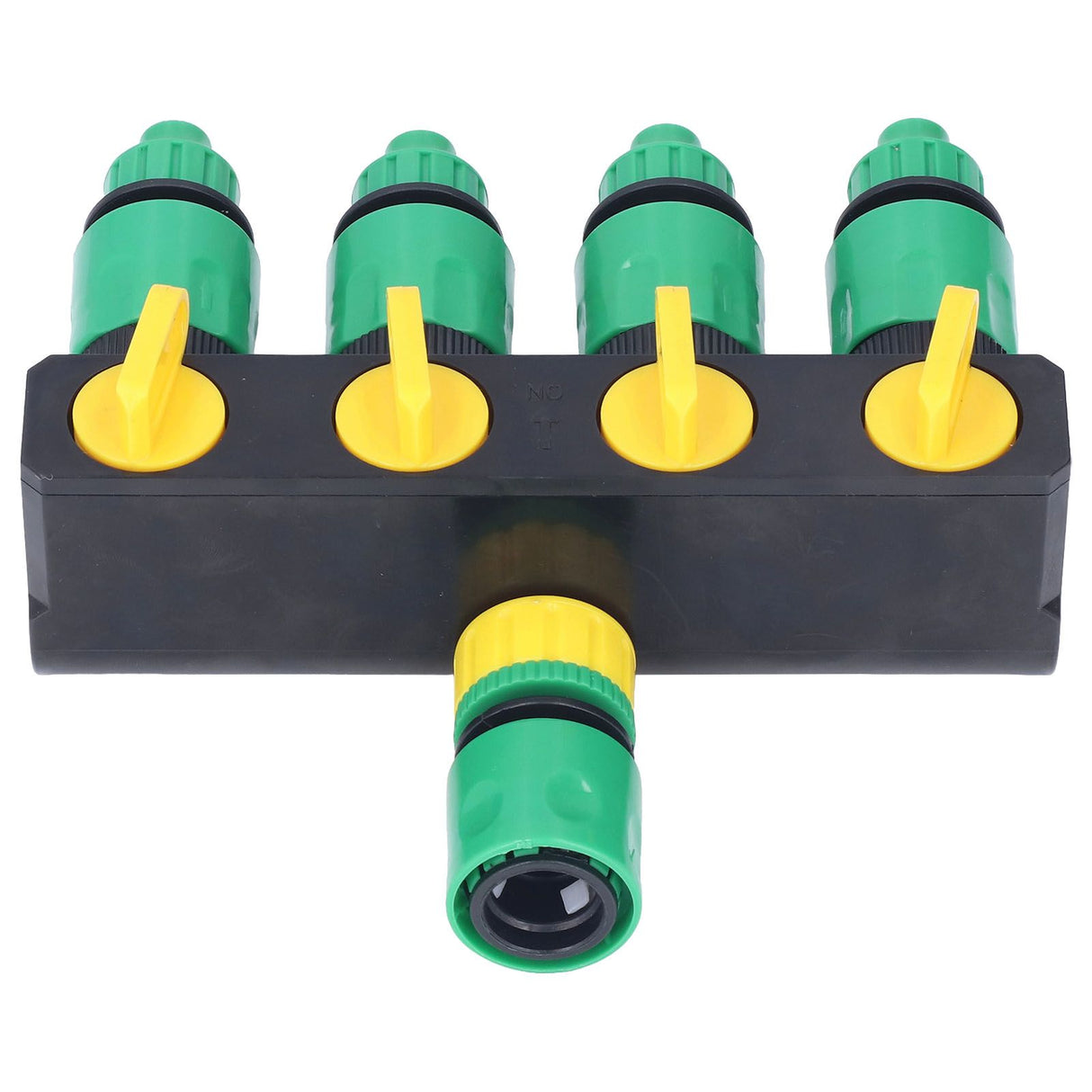 Water Hose Splitter ABS Material 4 Way Stainless Durable Garden Irrigation Faucet Splitter for Patio Farm