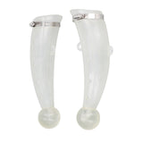 Cattle Horn Protective Cover Heat Resistant Easy Wear Comfortable Silica Gel Material Cow Horn Protective Cover - Close-Up Angle
