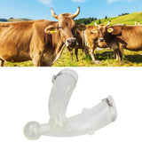 Cattle Horn Protective Cover Heat Resistant Easy Wear Comfortable Silica Gel Material Cow Horn Protective Cover - Extra Image
