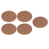 5pcs Bird Eggs Mat Reed Leaves Material Wear Resistance Soft Comfortable Bird Nesting Pads for Small Furry Pets - Top-Down View