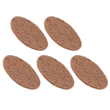 5pcs Bird Eggs Mat Reed Leaves Material Wear Resistance Soft Comfortable Bird Nesting Pads for Small Furry Pets - Rear View