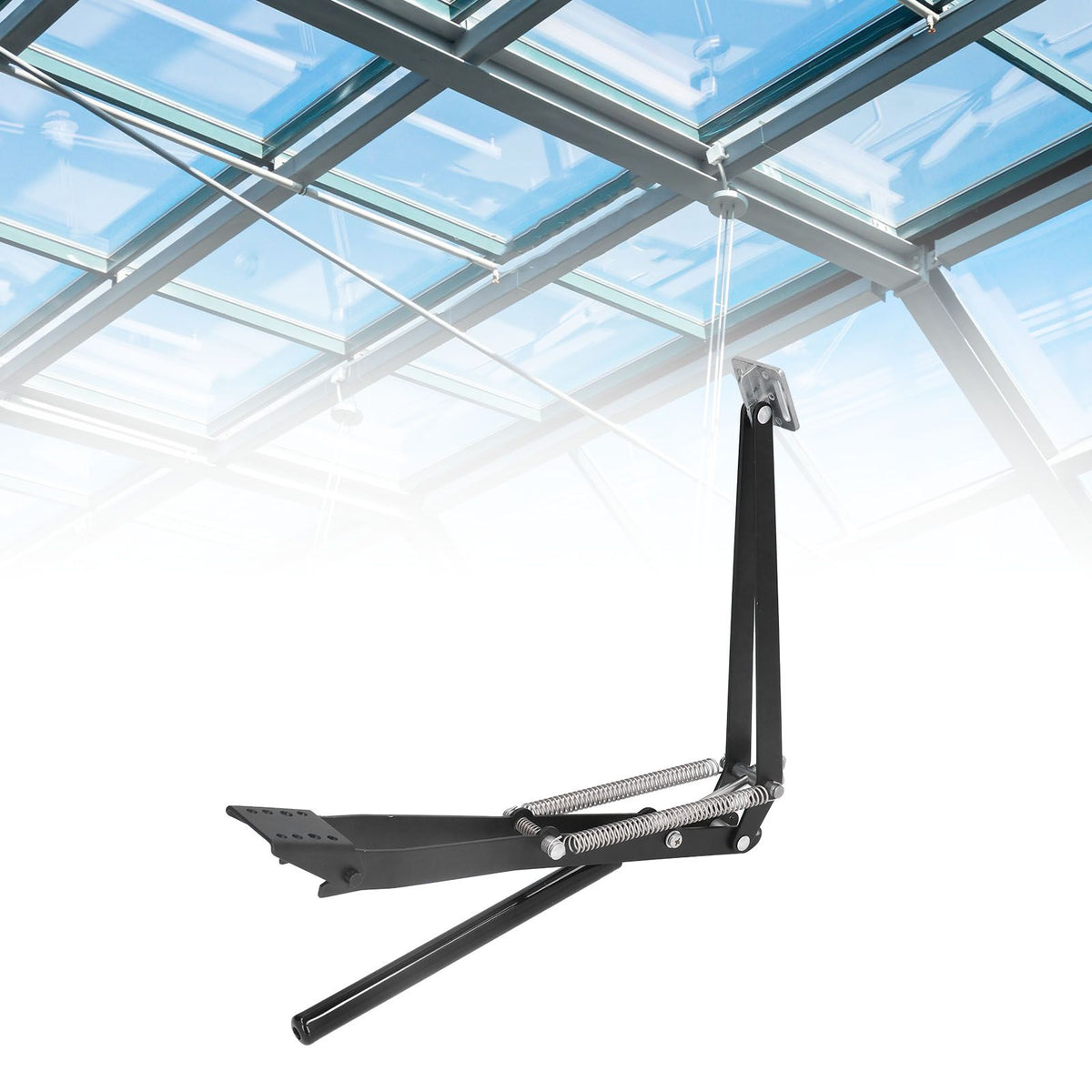 Greenhouse Window Opener Solar Heat Sensitive Automatic Vent Opener Double Spring Aluminum Ventilation Opener