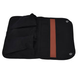 Storage Hanging Bag Portable Light Weight Side Multifunctional Chair Armrest Storage Bag for Outdoor Camping PicnicBlack - Top-Down View
