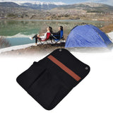 Storage Hanging Bag Portable Light Weight Side Multifunctional Chair Armrest Storage Bag for Outdoor Camping PicnicBlack - Extra Image