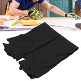 Arm Guards 45cm/17.7in Cut Resistant Half Finger Arm Sleeve for Kitchen Woodworking Gardening Black