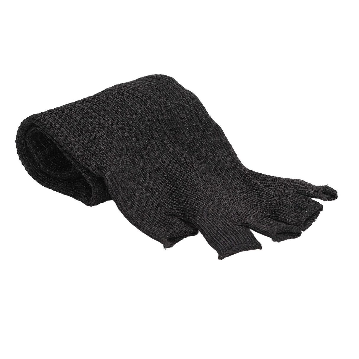 Arm Guards 45cm/17.7in Cut Resistant Half Finger Arm Sleeve for Kitchen Woodworking Gardening Black