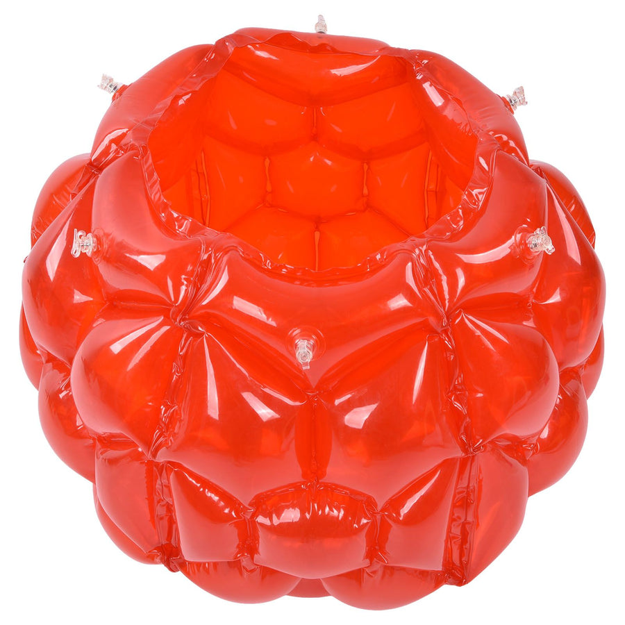 Inflatable Bumper Ball 23.6inch Foldable Portable Body Bubble Ball for Family Gathering Games Barbecues Birthdays