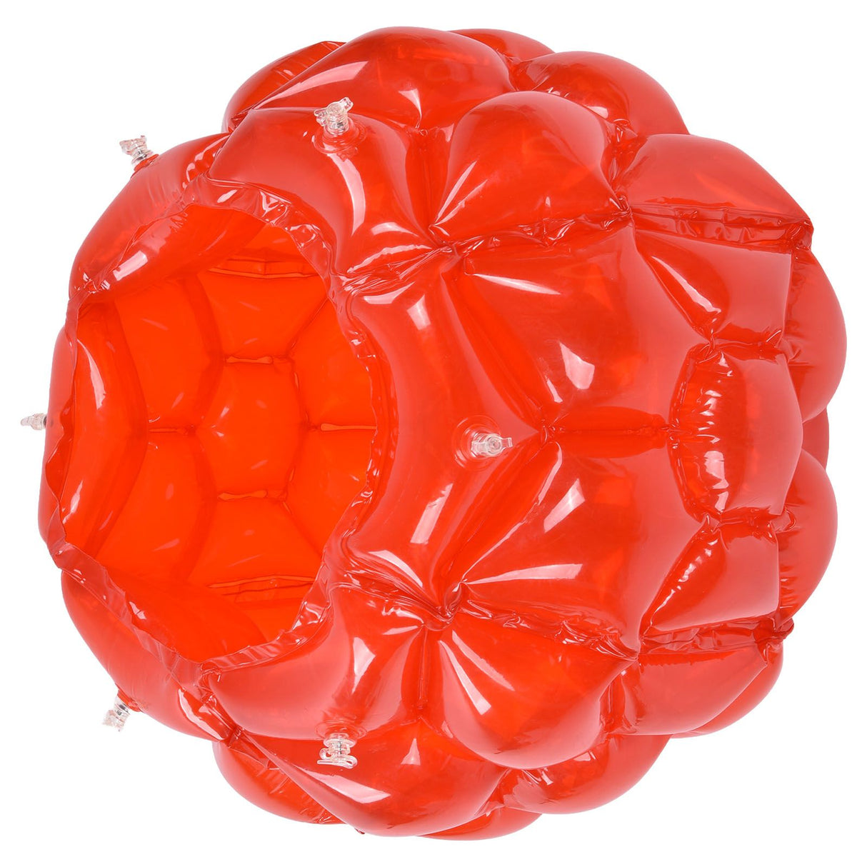 Inflatable Bumper Ball 23.6inch Foldable Portable Body Bubble Ball for Family Gathering Games Barbecues Birthdays