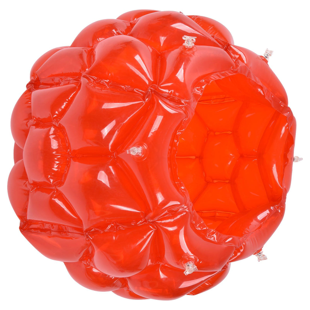 Inflatable Bumper Ball 23.6inch Foldable Portable Body Bubble Ball for Family Gathering Games Barbecues Birthdays