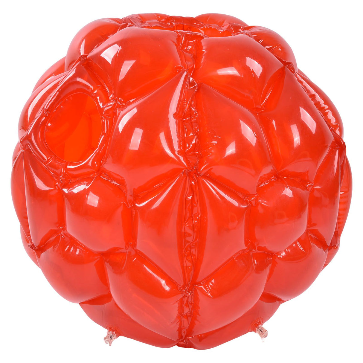 Inflatable Bumper Ball 23.6inch Foldable Portable Body Bubble Ball for Family Gathering Games Barbecues Birthdays
