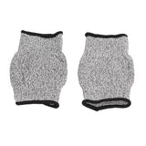 2pcs Cut Resistant Sleeves Professional Level 5 Protection Safety Arm Guard for Garden Kitchen 20cm/7.9in - Side View