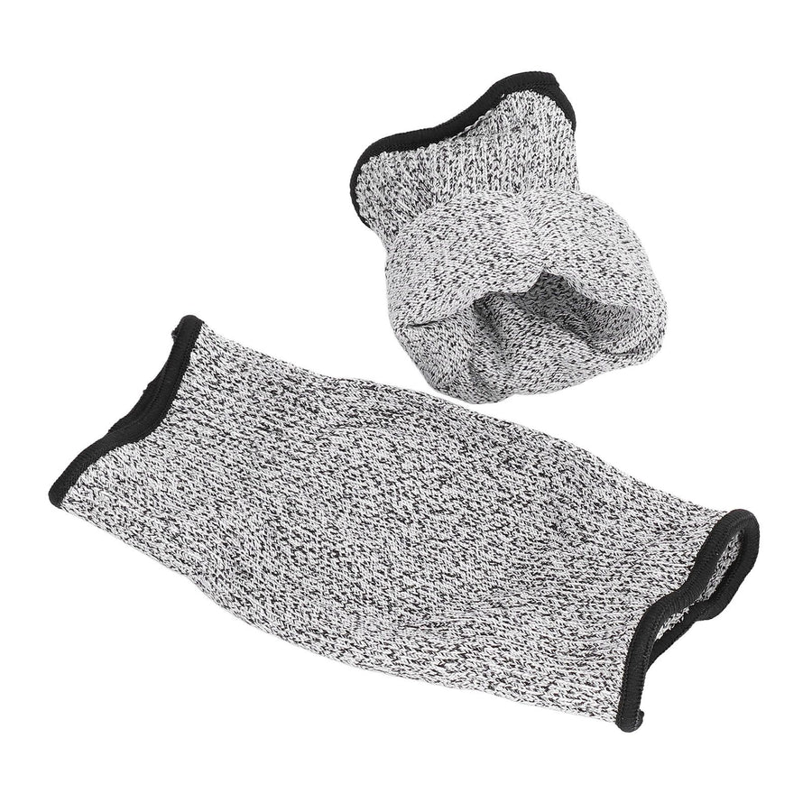 2pcs Cut Resistant Sleeves Professional Level 5 Protection Safety Arm Guard for Garden Kitchen 20cm/7.9in