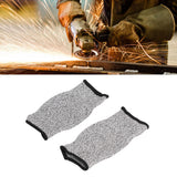 2pcs Cut Resistant Sleeves Professional Level 5 Protection Safety Arm Guard for Garden Kitchen 20cm/7.9in