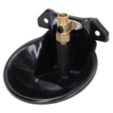 Sheep Water Bowl Stainless Steel Copper Valve Touch Switch Thickened Automatic Goats Drinking Waterer for Farm - Side View