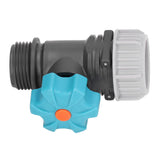 Regulating Ball Valve G3/4 Flexible Operation Firmly Grasp Ensure Spraying Adjusting Ball Valve for Garden Irrigation - Top-Down View
