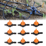 50pcs Drip Irrigation Valve 4/7mm Outer Diameter 6mm/0.2in Drip Irrigation Switching Valve for Irrigation System - Extra Image