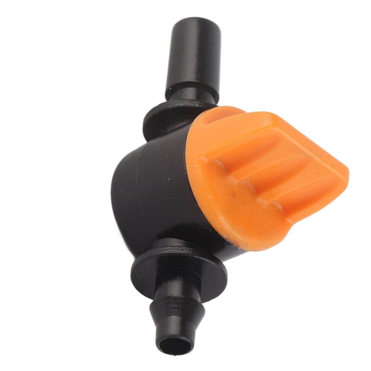 50pcs Drip Irrigation Valve 4/7mm Outer Diameter 6mm/0.2in Drip Irrigation Switching Valve for Irrigation System