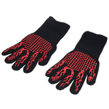 800 ℃ Heat Resistant Gloves Washable Insulation Fireproof Gloves for Outdoor BBQ Grilling - Front View