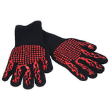 800 ℃ Heat Resistant Gloves Washable Insulation Fireproof Gloves for Outdoor BBQ Grilling