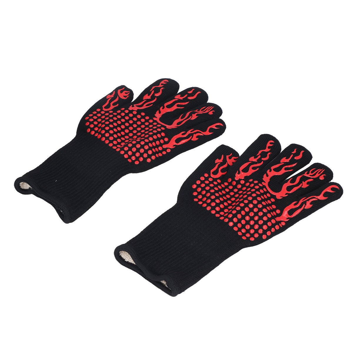 800 ℃ Heat Resistant Gloves Washable Insulation Fireproof Gloves for Outdoor BBQ Grilling