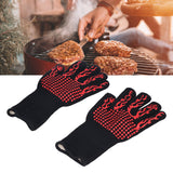 800 ℃ Heat Resistant Gloves Washable Insulation Fireproof Gloves for Outdoor BBQ Grilling