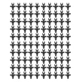 100Pcs 4/7mm Hose Micro Barbed End Plugs Irrigation Fitting Kit for Gardens Landscaping Lawns